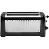 Dualit 46025 Long Slot Lite Toaster, 4 Slice, Black