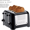Dualit 46205 Lite Toaster, 4 Slice, Black