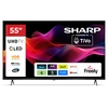 Sharp 4T-C55HM5245KB 55" QLED Smart Television, 4K Ultra HD, Black, F Rated