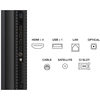TCL 50C7K-UK 50" QD-Mini LED Smart Television, 4K Ultra HD, Black, F Rated