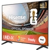 Hisense 50E6QTUK 50" LED Smart Television, 4K Ultra HD, Black, E Rated
