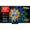 TCL 55A400U-UK 55" QD-Mini LED Smart Television, D Rated
