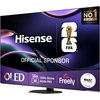 Hisense 55A85NTUK 55" OLED Smart Television, 4K Ultra HD, Black, G Rated