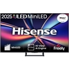 Hisense 55E8QTUK 55" ULED Mini LED Smart Television, 4K Ultra HD, Grey, E Rated