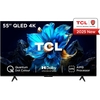 TCL 55P7K-UK 55" QLED Smart Television, 4K Ultra HD, Black, F Rated