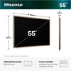 Hisense 55S7STUK 55" QLED Smart Television, 4K Ultra HD, Black, F Rated