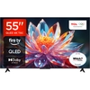 TCL 55T6C-UK 55" QLED Smart Television, 4K Ultra HD, Black, F Rated
