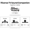 Hisense 55U8QTUK 55" ULED Mini LED Smart Television, 4K Ultra HD, Black, E Rated