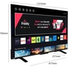 Toshiba 55UV2F53DBU 55" DLED Smart Television, 4K Ultra HD, Black, E Rated