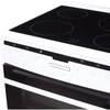 Amica AFC6550WH Ceramic Electric Cooker with Double Oven, White, A Rated
