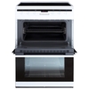 Amica AFC6550WH Ceramic Electric Cooker with Double Oven, White, A Rated