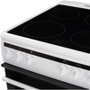 Amica AFC5100WH Ceramic Electric Cooker with Separate Grill, White, A Rated