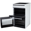 Amica AFC5100WH Ceramic Electric Cooker with Separate Grill, White, A Rated