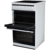 Amica AFC5100WH Ceramic Electric Cooker with Separate Grill, White, A Rated