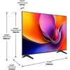 Hisense 58A6STUK 58" DLED Smart Television, 4K Ultra HD, Black, E Rated
