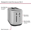 KitchenAid 5KMT2109BSX Stainless Steel Toaster, 2 Slice