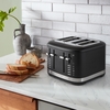 KitchenAid 5KMT4109BBM Matte Black Toaster, 4 Slice