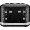 KitchenAid 5KMT4109BBM Matte Black Toaster, 4 Slice
