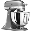 KitchenAid 5KSM125BCU Artisan Retro Mixer Tilt-Head 4.7L, Contour Silver