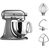 KitchenAid 5KSM125BCU Artisan Retro Mixer Tilt-Head 4.7L, Contour Silver