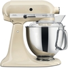 KitchenAid 5KSM175PSBAC 4.8 Litres Artisan Almond Cream Mixer Tilt-Head with Extra Accessories