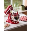 KitchenAid 5KSM175PSBER Artisan Retro Mixer Tilt-Head 4.9L with Extra Accessories, Empire Red