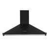 Rangemaster Classic CLAHDC90BC 90cm Chimney Cooker Hood Black / Chrome, D Rated