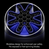 Dyson PF01-CO HushJet Mini Cool Fan, Ink/Cobalt, Blue