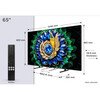 TCL 65A400M-UK 65" QD-Mini LED Smart Television, 4K Ultra HD, D Rated