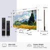 TCL 65A400 PRO-UK 65" QD-Mini LED Smart Television, 4K Ultra HD, Black, D Rated