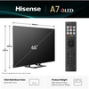 Hisense 65A7QTUK 65" QLED Smart Television, 4K Ultra HD, Black, E Rated