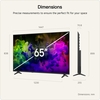LG 65QNED7EB3C.AEK 65" QNED Smart Television, 4K Ultra HD, Black, E Rated