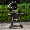 Char-Griller 6719 Akorn Kamado Grill & Smoker, Black