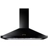 Rangemaster LEIHDC90BB 90cm Chimney Cooker Hood Black / Brass, D Rated