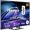 Hisense 75E8QTUK 75" ULED Mini LED Smart Television, 4K Ultra HD, Grey, E Rated