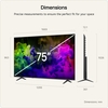 LG 75QNED7EB3A.AEK 75" Television, E Rated