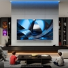 Hisense 75U7STUK 75" ULED Mini LED Smart Television, 4K Ultra HD, Grey, D Rated