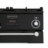 Rangemaster KCH110DFFBL/C 110cm Dual Fuel Range Cooker Kitchener Black / Chrome, A Rated