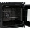 Rangemaster KCH110DFFBL/C 110cm Dual Fuel Range Cooker Kitchener Black / Chrome, A Rated