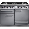 Falcon 1092 Deluxe Stainless Steel Chrome 110cm Dual Fuel Range Cooker, A Rated