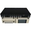 Rangemaster KCH110ECBL/C 110cm Ceramic Range Cooker Kitchener Black / Chrome, B Rated