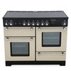 Rangemaster KCH110ECCR/C 110cm Ceramic Range Cooker Kitchener Cream / Chrome, A Rated