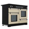 Rangemaster KCH110ECCR/C 110cm Ceramic Range Cooker Kitchener Cream / Chrome, A Rated