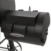 Char-Griller CG30044223 Competition Pro Offset Smoker & Grill, Black