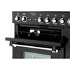Rangemaster KCH90DFFBL/C 90cm Dual Fuel Range Cooker Kitchener Black / Chrome, A Rated