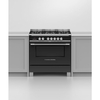 Fisher & Paykel OR90SCG4B1 Series 7 Classic 90cm Dual Fuel Range Cooker, Black, A Rated