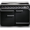 Falcon 1092 Deluxe Black Chrome 110cm Induction Range Cooker, A Rated