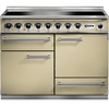 Falcon 1092 Deluxe Cream Chrome 110cm Induction Range Cooker, A Rated