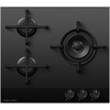 Fisher & Paykel CG603DNGGB4 60cm 3 Burner Gas Hob, Black