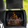 Char-Griller 8250 Grand Champ Offset Smoker & Grill, Black
